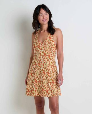 Plumeria Halter Dress