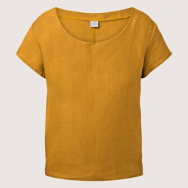 Sommer-Shirt Coube aus Hanf safran (gelb)