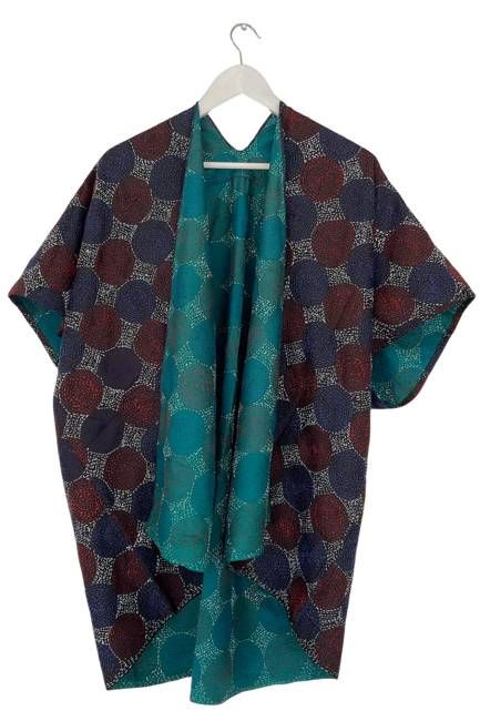 Vintage Silk Trudi Poncho No.78 Jodhpur Edit
