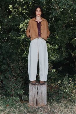 Zohra Suede Tan Jacket