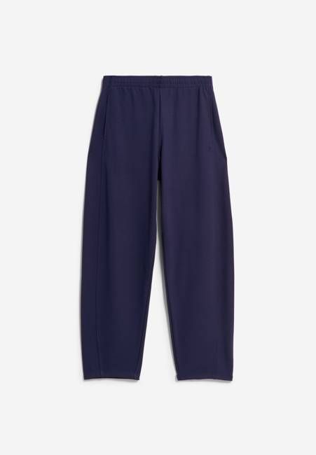 BASIC BARREL JERSEY TROUSERS | tinted navy