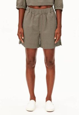 VICHY SEERSUCKER SHORT | foam-dried palm