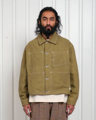 Post Jacket - Olive Wonky-Wear