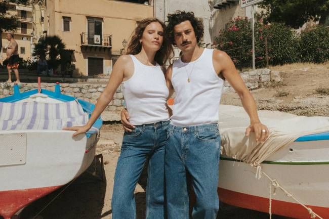 DEDICATED - T-shirt Stockholm BBQ Emb Charcoal