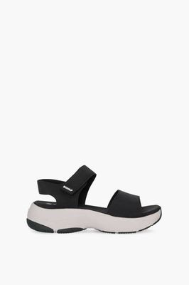 BLACK CARLA SANDALS