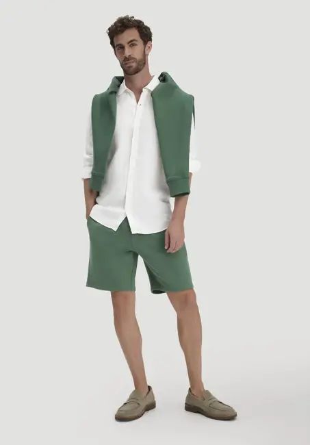 TRIAS Relaxed BETTER RECYCLING sweat shorts made from pure organic cotton