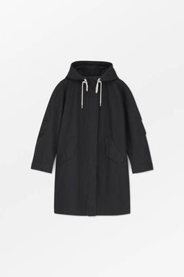 Village parka coat - Black