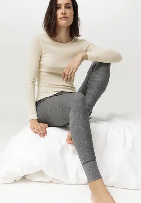 Leggings SILK & WARM TOUCH with organic merino wool and silk