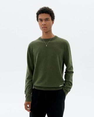 Dark green wool Lucien sweater