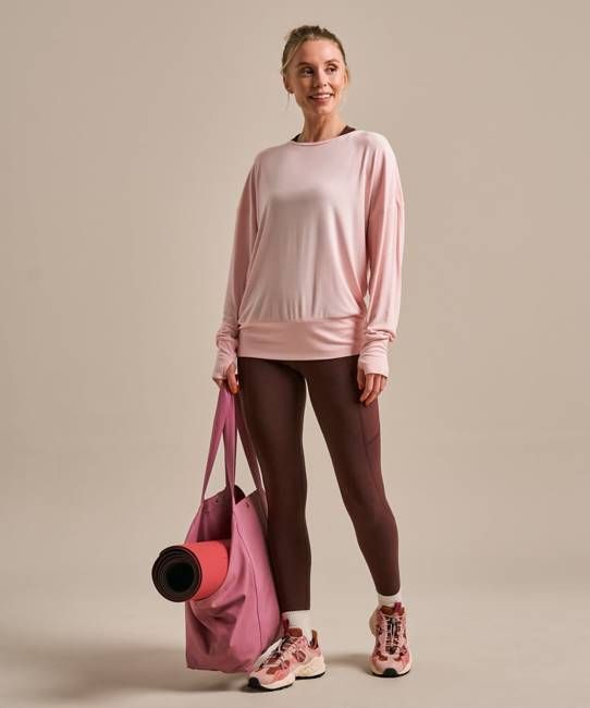 Cross Strap Open Back Long Sleeve Top