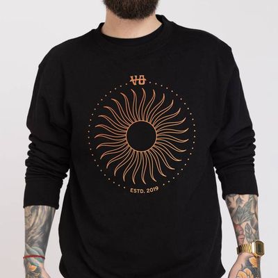 Vintage Sun Graphic Sweatshirt (Unisex)