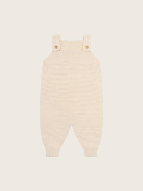 Undyed Cotton Knitted Salopette