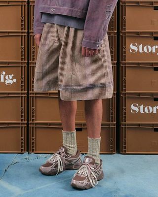 Lark Shorts - Crispy Bark Gingham