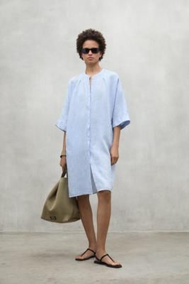 SHORT LIGHT BLUE LEA DRESS