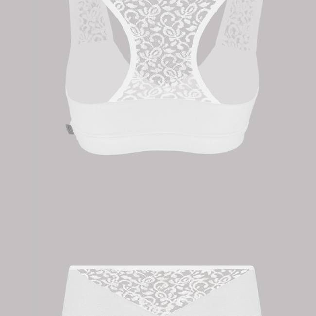 Set Bio-Hipster & Bustier Jondel weiß - kaufen